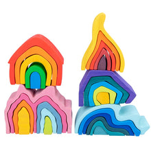 Load image into Gallery viewer, Rainbow Stacker Blocks