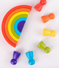 Load image into Gallery viewer, Rainbow Building Blocks