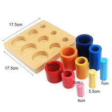Load image into Gallery viewer, Cylinder Colors Training Block