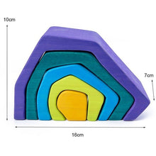 Load image into Gallery viewer, Rainbow Stacker Blocks
