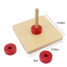 Load image into Gallery viewer, Colorful Discs on Horizontal Vertical Dowel Sets
