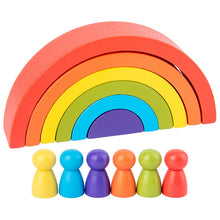 Load image into Gallery viewer, Rainbow Building Blocks
