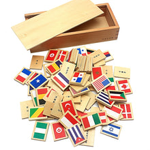 Load image into Gallery viewer, Flags Domino with Box
